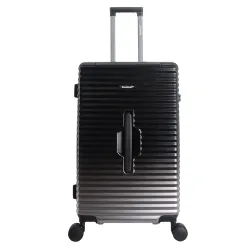 Średnia walizka Saxoline Elite Trunk czarna 88l